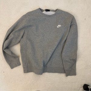 Grey Nike Crewneck Sweatshirt